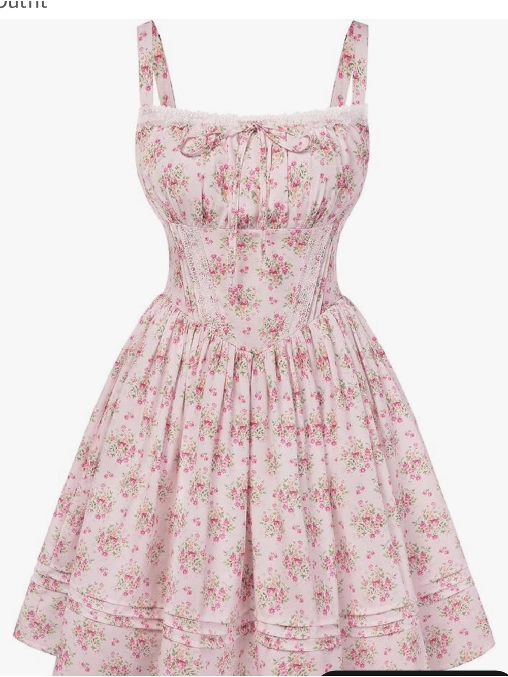 SUPER CUTE NWT Scarlet Darkness Summer Woman’s Mini Dresses Floral Corset Dres